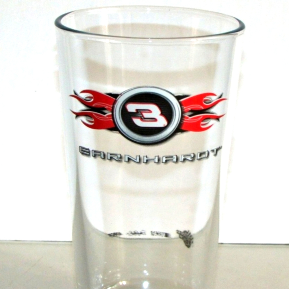 Nascar Dale Earnhardt #3 Beverage Glass Collectible Auto Racing Sports